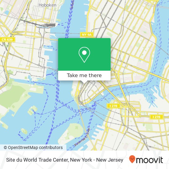 Site du World Trade Center map