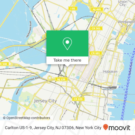 Carlton US-1-9, Jersey City, NJ 07306 map