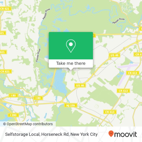 Mapa de Selfstorage Local, Horseneck Rd