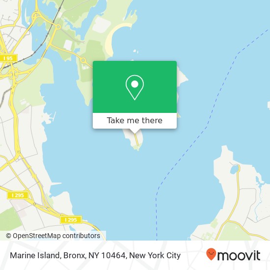 Mapa de Marine Island, Bronx, NY 10464