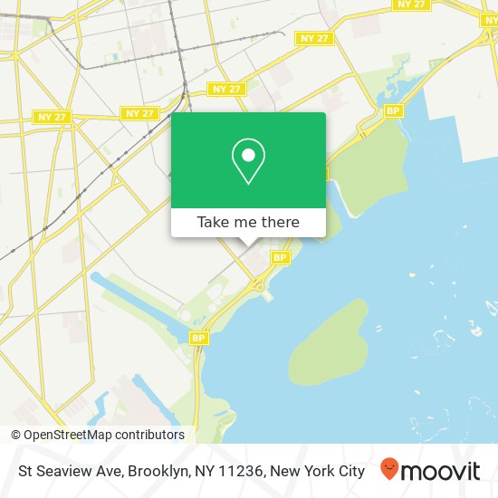 St Seaview Ave, Brooklyn, NY 11236 map
