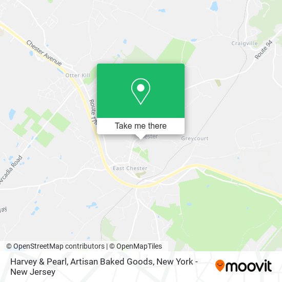 Harvey & Pearl, Artisan Baked Goods map