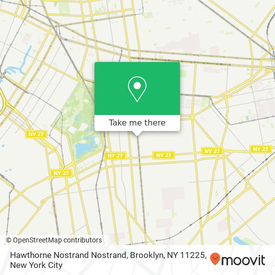 Hawthorne Nostrand Nostrand, Brooklyn, NY 11225 map
