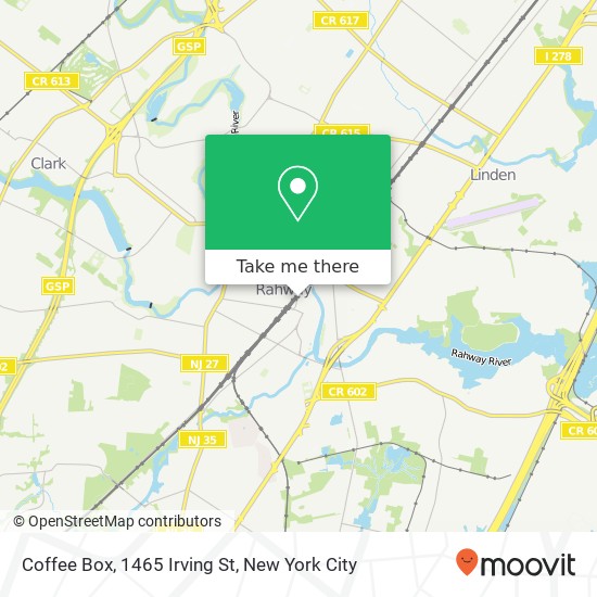 Mapa de Coffee Box, 1465 Irving St