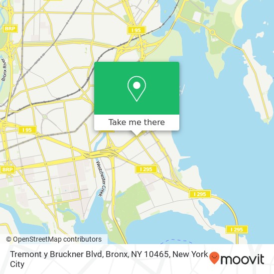 Tremont y Bruckner Blvd, Bronx, NY 10465 map
