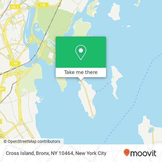 Mapa de Cross Island, Bronx, NY 10464