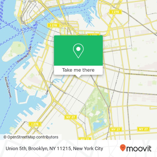 Union 5th, Brooklyn, NY 11215 map
