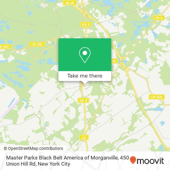 Master Parks Black Belt America of Morganville, 450 Union Hill Rd map