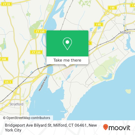 Bridgeport Ave Bilyard St, Milford, CT 06461 map