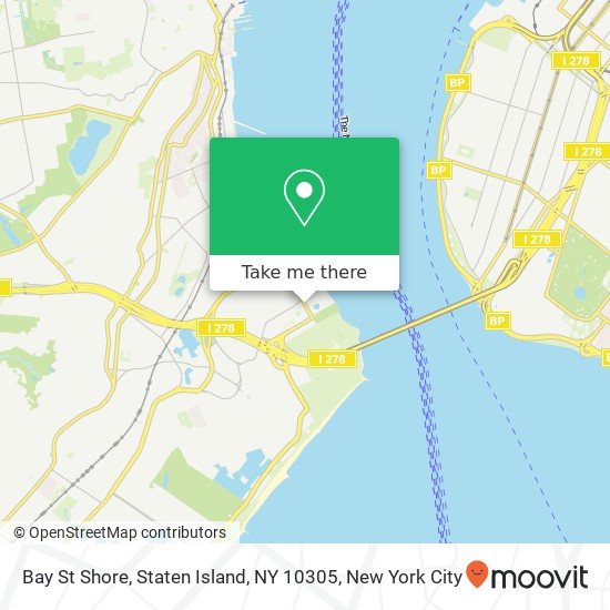 Bay St Shore, Staten Island, NY 10305 map