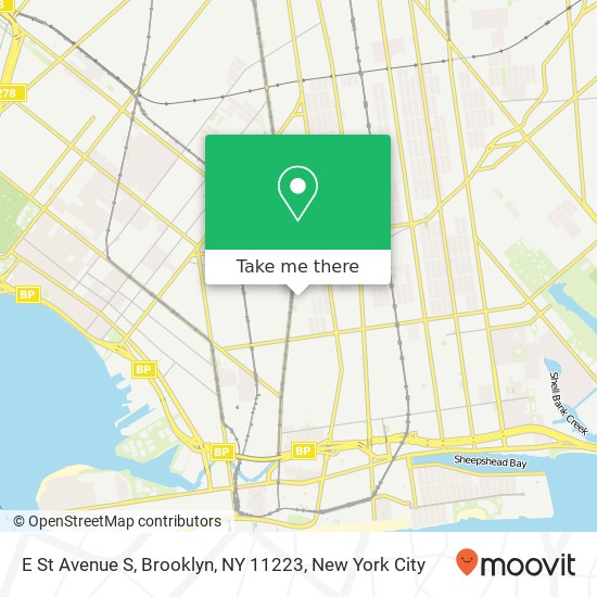 E St Avenue S, Brooklyn, NY 11223 map