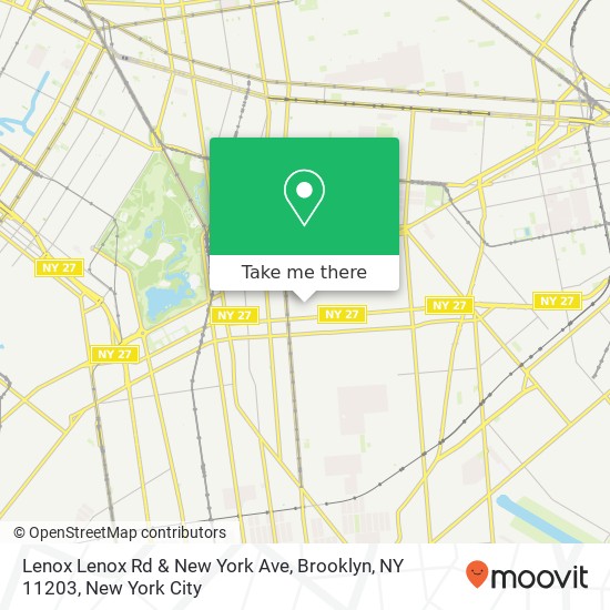 Lenox Lenox Rd & New York Ave, Brooklyn, NY 11203 map