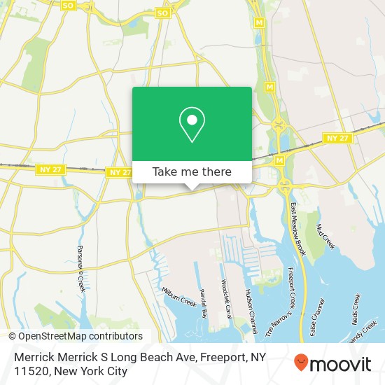 Merrick Merrick S Long Beach Ave, Freeport, NY 11520 map