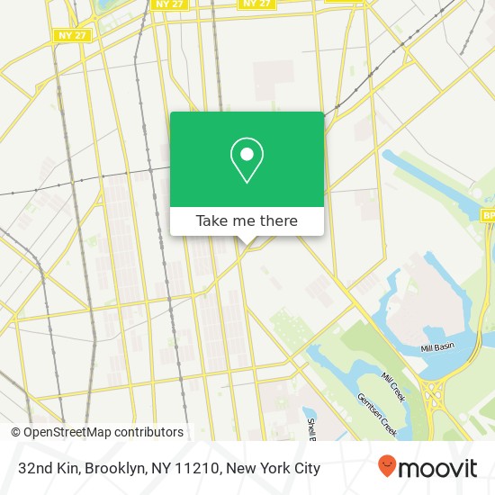 32nd Kin, Brooklyn, NY 11210 map