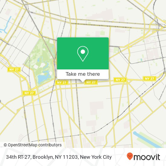 34th RT-27, Brooklyn, NY 11203 map