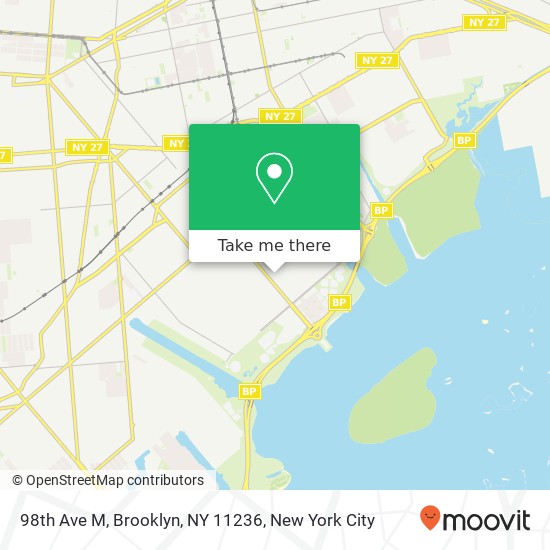 Mapa de 98th Ave M, Brooklyn, NY 11236