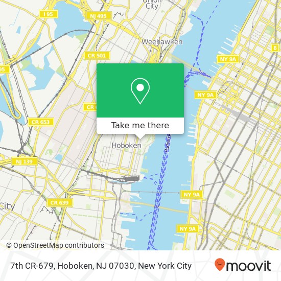 7th CR-679, Hoboken, NJ 07030 map