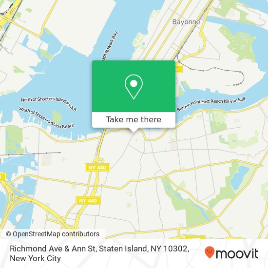 Richmond Ave & Ann St, Staten Island, NY 10302 map