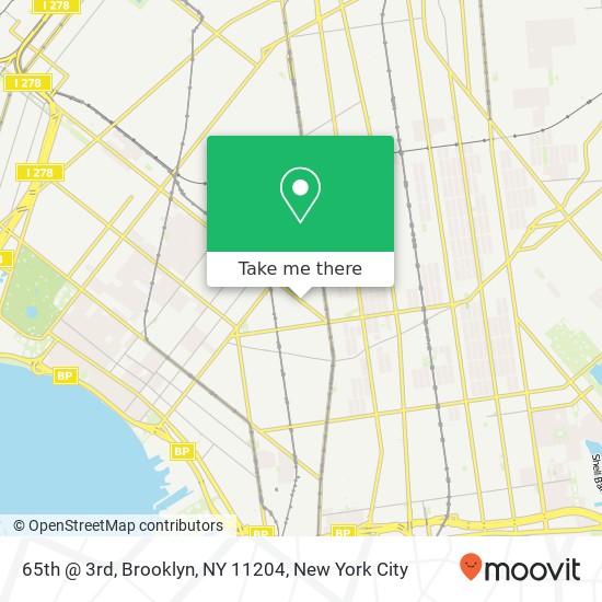 65th @ 3rd, Brooklyn, NY 11204 map