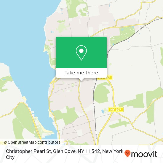 Mapa de Christopher Pearl St, Glen Cove, NY 11542