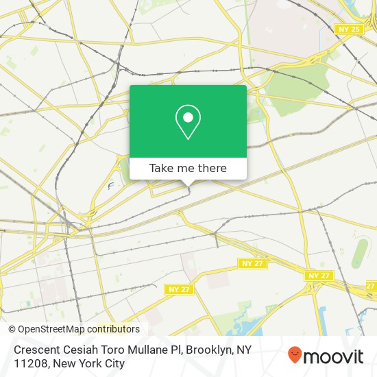 Crescent Cesiah Toro Mullane Pl, Brooklyn, NY 11208 map