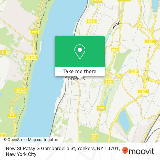 New St Patsy G Gambardella St, Yonkers, NY 10701 map