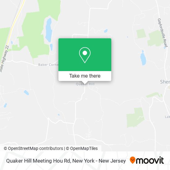 Mapa de Quaker Hill Meeting Hou Rd, Pawling, NY 12564
