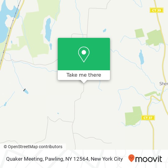 Mapa de Quaker Meeting, Pawling, NY 12564