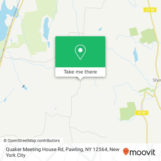 Quaker Meeting House Rd, Pawling, NY 12564 map