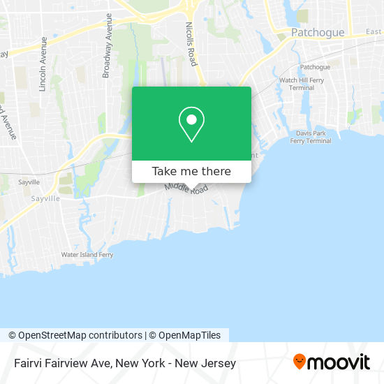 Mapa de Fairvi Fairview Ave