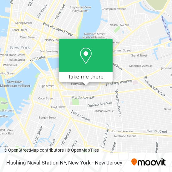 Flushing Naval Station NY map