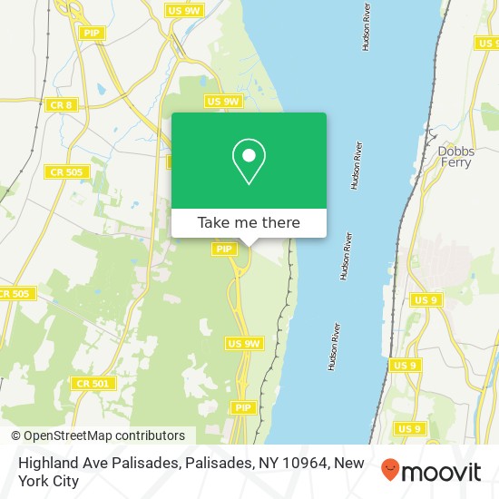 Highland Ave Palisades, Palisades, NY 10964 map