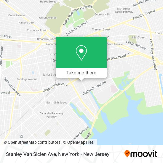 Stanley Van Siclen Ave map