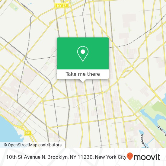 10th St Avenue N, Brooklyn, NY 11230 map