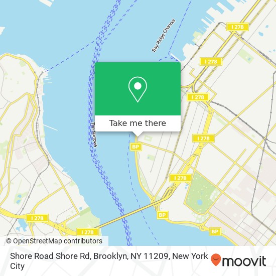 Shore Road Shore Rd, Brooklyn, NY 11209 map