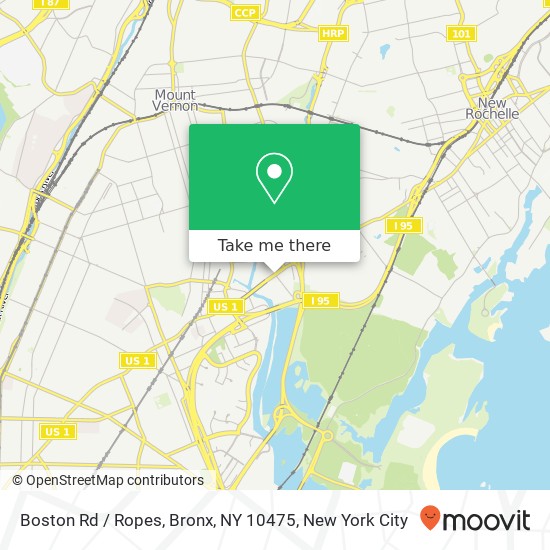 Mapa de Boston Rd / Ropes, Bronx, NY 10475