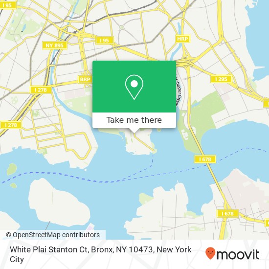 Mapa de White Plai Stanton Ct, Bronx, NY 10473