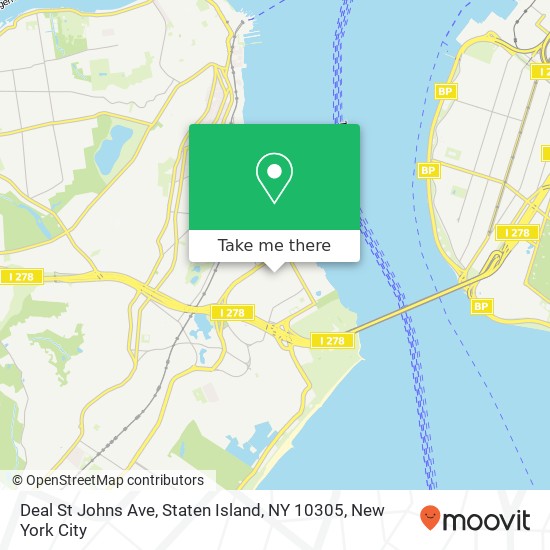 Mapa de Deal St Johns Ave, Staten Island, NY 10305