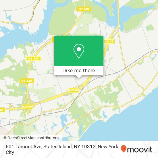 601 Lamont Ave, Staten Island, NY 10312 map