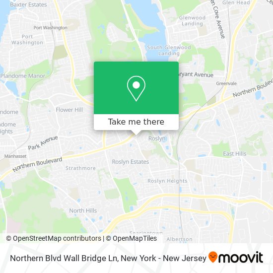 Mapa de Northern Blvd Wall Bridge Ln