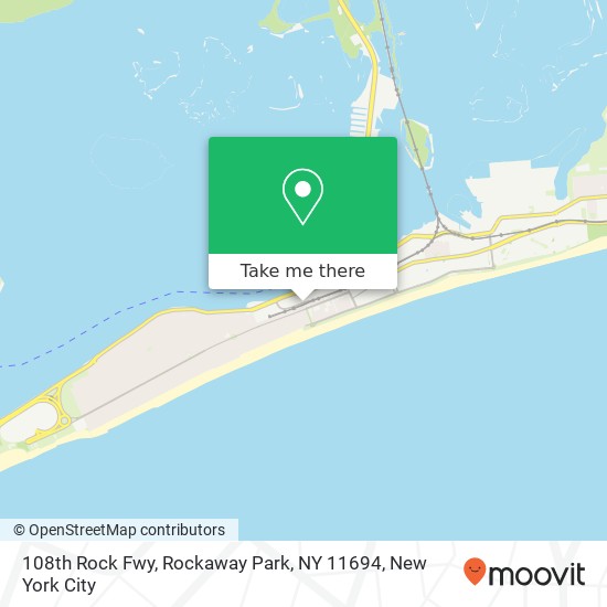 Mapa de 108th Rock Fwy, Rockaway Park, NY 11694