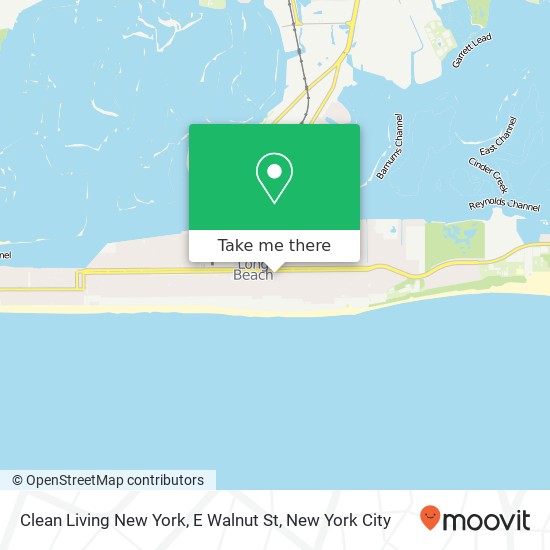 Mapa de Clean Living New York, E Walnut St
