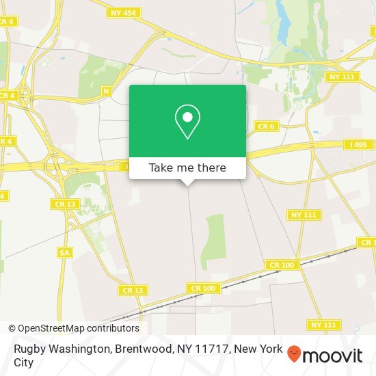 Rugby Washington, Brentwood, NY 11717 map