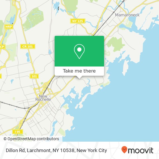 Dillon Rd, Larchmont, NY 10538 map