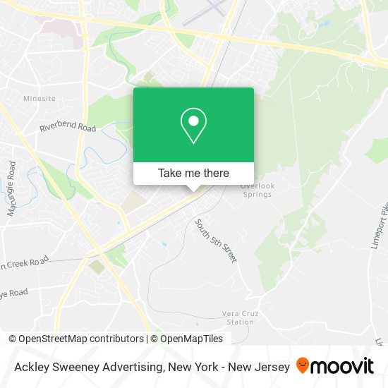 Ackley Sweeney Advertising map