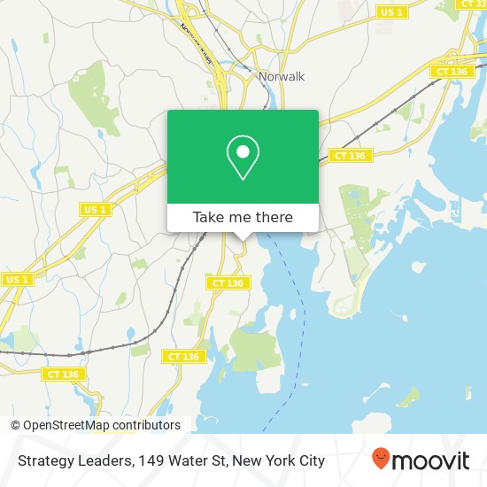 Mapa de Strategy Leaders, 149 Water St