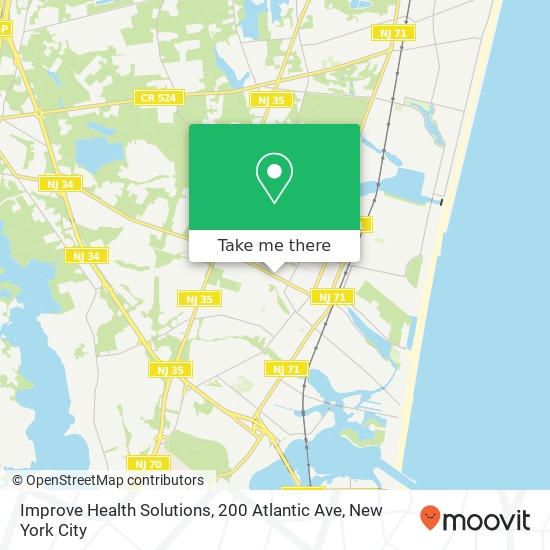 Mapa de Improve Health Solutions, 200 Atlantic Ave
