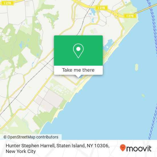 Hunter Stephen Harrell, Staten Island, NY 10306 map