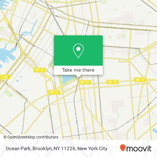 Mapa de Ocean Park, Brooklyn, NY 11226