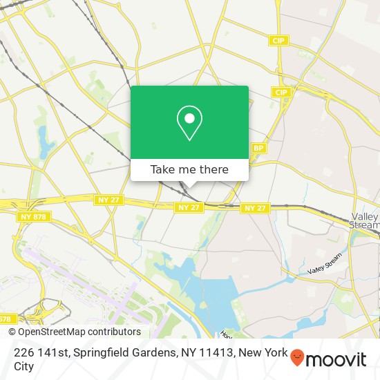Mapa de 226 141st, Springfield Gardens, NY 11413